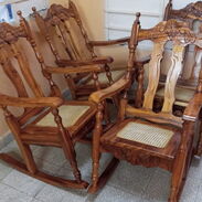 Pareja de sillones de madera algarrobo son nuevos y con muy buena terminación y garantía y transporte incluido - Img 46054679