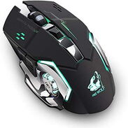 Mouse Gaming Inalámbrico RGB, Mod:(FreeWolf) Click Silencioso ,Batería interna Recargable ,Modo ahorro d energía ,NUEVO - Img 45390559