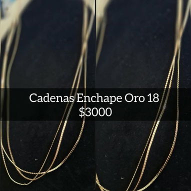 Cadenas  Baño de Oro - 10/10