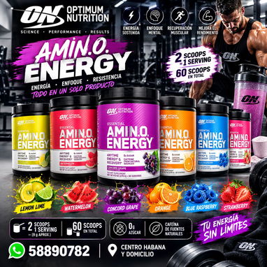 SUPLEMENTOS MARCA ON CREATINA AMINO ENERGY Y WHEY PROTEIN 58890782 - 2/5