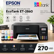 Impresora Multifunción Epson Ecotank ET-2860 precio 270 usd - Img 57535654