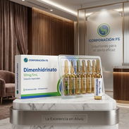 Dimenhidrinato ( Gravinol inyectable) en inyección ampulas de 5ml / 50 mg 10 ampollas - Img 56860261