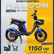 Bicimoto eléctrica marca Halcón 48V 50Ah 3000W ( Importadas de Panamá) - Img 56093485