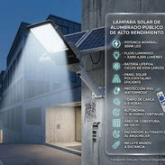 Lámpara Solar Pública 300W | $190 USD | Envío Gratis + Factura y Garantía | Cobertura 120m² ☀️¿Buscas iluminación - Img 57749366