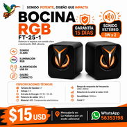BOCINA PARA COMPUTADORA RGB FT-25-1. SPEAKER - Img 56405657