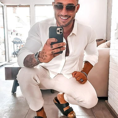 Prácticas, Sandalias de cuero para Hombre - Img 68821310