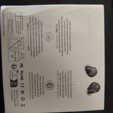 TOZO NC9 Auriculares inalámbricos híbridos con cancelación activa de ruido NUEVOS - Img 123685816