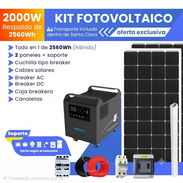 Estación de energía INFINISOLAR de 2.5 con demas accesorios lista para instalar, en santa clara y cienfuegos. - Img 55967946
