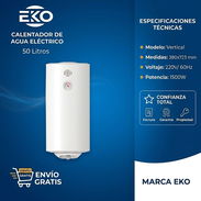 Calentador de agua Eléctrico de 50L marca EKO ✅ - Img 56843192