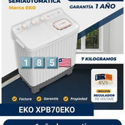 Lavadora Semiautomática 7kg marca EKo - Img 56206643