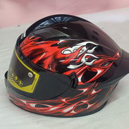Casco integral Crown Racing certificado con dos micas - Img 57632833
