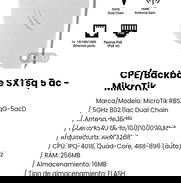 CPE/ Backbone SXTsq 5ac -Mikro Tik. Nuevo - Img 49399969