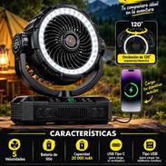 ☑️Ventilador de camping modelo k20 - Img 57745132