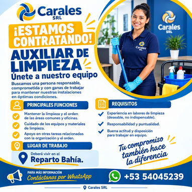 ESTAMOS CONTRATANDO EN CARALES SRL - 2/2