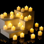 🕯️​ MINI VELAS LED PARA DECORACION 🕯️​ LUZ CALIDA 🕯️​ 2 BATERIAS INCLUIDAS 🕯️​5.887.23.60 - Img 50847522