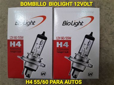 TENGO BOMBILLOS H4 60/55 W, MARCA BIOLIGHT D 12VOLTS PARA AUTOS - Img main-image-44199638