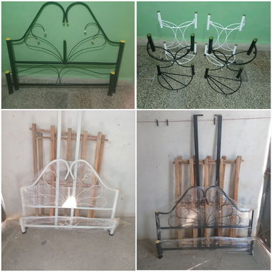 Camas de tubo y tapizadas , Colchones y Muebles - 6/10