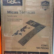 Micas termicas para plasticar GBC   Paquete sellado 100 piezas      Tamaño carta   0.127mm    52496592 - Img 40120295