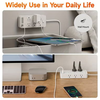 ☎️53544655 🛵 Entrega Disponible ⭐Regleta Multitoma con USB – Cable de 10 Pies ⭐ - Img 113685909