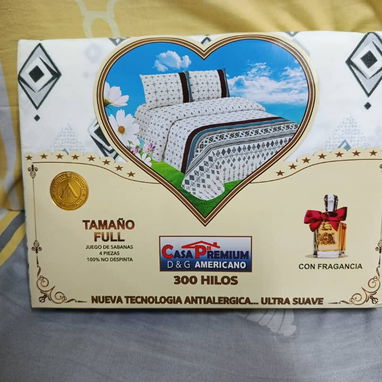 Juego de sábana camero de algodón es tela gordita no es fina en 7000cup - Img 123179539
