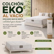 Colchones EKO sellados al vacío con mensajeria gratis hasta su casa - Img 57512450