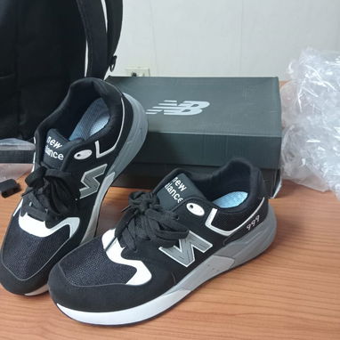 Tenis Negros Blancos Deportivos Unisex Suela Goma Alta VPT# - 2/7