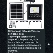 lampara recargable con panel solar - Img 54926119