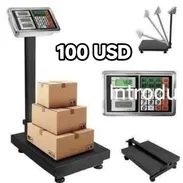 Báscula Comercial Digital Plataforma 200kg Uso Rudo Con Mástil - Img 52419481