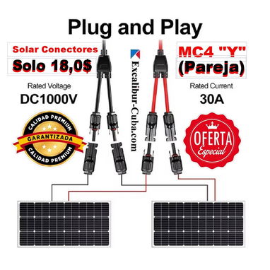 SOLAR MC4 "Y" CONECTOR - Img 122702985