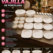 🥣 VAJILLA DE 🥣 PORCELANA 26 PIEZAS. FACTURA CLIENTE - SERVICIO DE ENTREGA. 📲 54833699 - Img 56122305