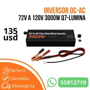 Inversor dc-ac 72v a 120v - 3000w q7-lumina - Img 55628623
