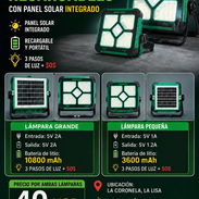 Vendo Por 40 Usd Dos Lámparas Recargables Con Panel Solar Integrado Soy de La Coronela La Lisa - Img 56720279