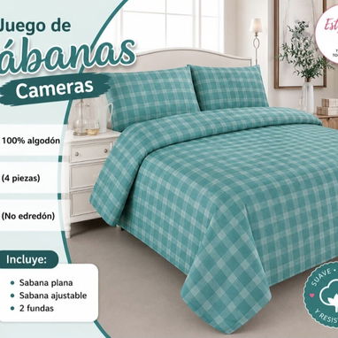Juego de sábanas cameras - 8/10