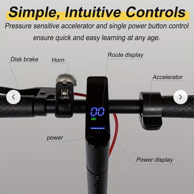 🛴 Scooter Eléctrico Plegable con Suspensión – 350W | 39 km/h | 30 km autonomía - Img 122972490