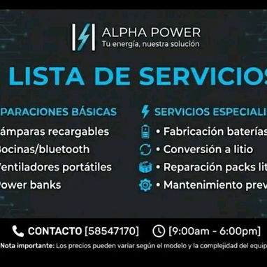 Reparación y fabricación de equipos recargables - Img 126643951