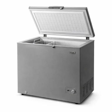 Nevera Royal 7.8 pies Color Gris con Cerradura con llaves $ 300 USD transporte incluido nueva en caja - Img 124535639