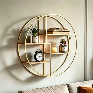 🛍️ Estante en la pared para sala, cocina y demas habitaciones, de madera y metal 🔑 Código: Mueb755 📝 Disponible en Ca - 2/2