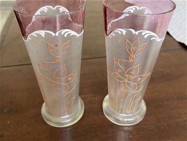 Se venden 2 vasos tallados - Img main-image-45841182