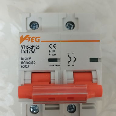 Breaker de CD corriente directa para sistemas solares de 20A, 20usd  100A y  125A 25usd calidad y seguridad para su sist - Img 122614539