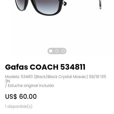 Gafas COACH. Estuche original incluido.De mujer Originales - 6/8