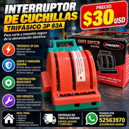 INTERRUPTOR DE CUCHILLAS TRIFÁSICO 3P – 63A para sistemas ecoflow - Img 58130000
