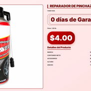 REPARADOR DE PINCHAZOS DE EMERGENCIA VPT#-0236 - Img 56323994