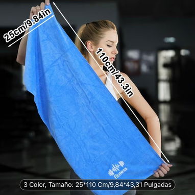 TOALLA DEPORTIVA DE MICROFIBRA - SECADO RÁPIDO - 2/3