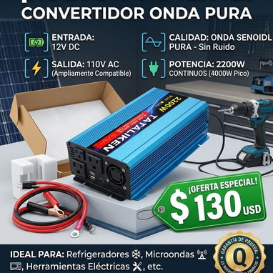¡Venta de Convertidor! 🏡⚡ - Img 126022950