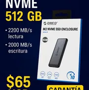 Discos SSD NVME 512 GB 2200 mb/s lectura 2000 mb/s escrirura  Precio : 60 USD - Img 50823150