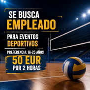 Empleado de eventos deportivos - Img 56527204
