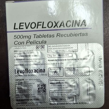 ©- Levofloxacina 500 mg, 1 Tira de 10 Tableta-© - 2/3