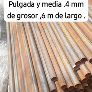 TUBOS DE PULGADA Y MEDIA DE 6 M X 4 MM DE GROSOR , DE FABRIKA ORIGINALES ,MAXIMA CALIDAD . - Img 54535925