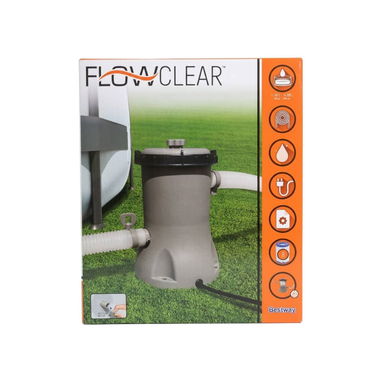 Bomba de filtrado de 1249 L para piscinas Flowclear Bestway - Img 125256445