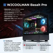 Chasis Pecera WJ coolman micro atx 9 fanes incluidos y controladora con mando NEW - Img 55511280